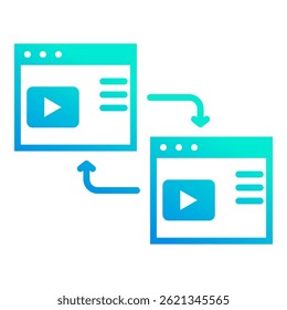 Related Content Icon Element For Design