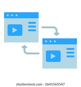 Related Content Icon Element For Design