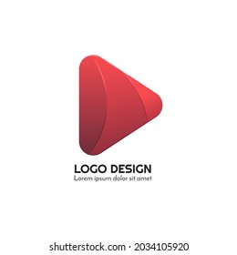 related design logo with colorful geometric shapes vector