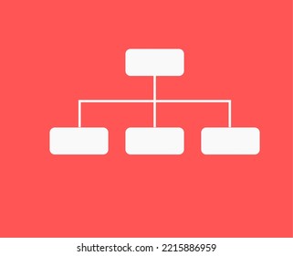 relation bagan shape icon concept
