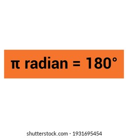 Relation Between Degree And Radian