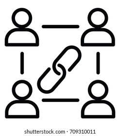 Relation Building Vector Icon