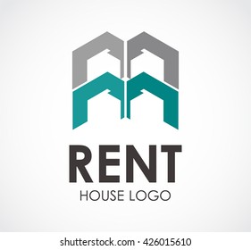 Relation line of corporation abstract vector and logo design or template community business icon of company identity symbol concept