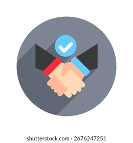 Ícone de Cor Arredondada da Relação Ícone de Ilustração Mini. Use Para Conceitos Modernos, Impressão, Ui, Kit Ux, Desenvolvimento De Web E Aplicativos. Vetor Relacionado A Escritório, Educação, Exame E Muito Mais