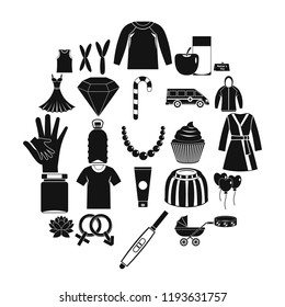 Relations icons set. Simple set of 25 relations vector icons for web isolated on white background