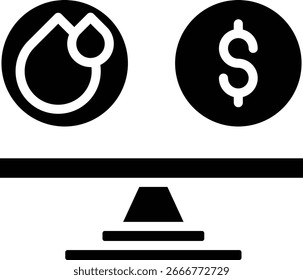La relación entre líquidos como el petróleo o el agua y el dinero, y muestra la existencia de un equilibrio de las materias primas con la estabilidad del Precio del mercado.