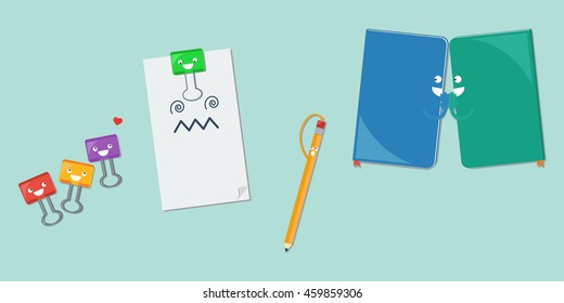 relationship between stationery