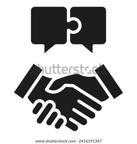 Relationship Building icon line vector illustration