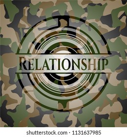 Relationship camouflaged emblem