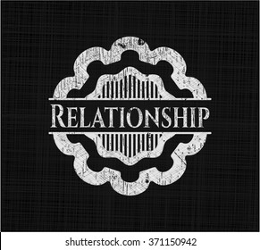 Relationship chalk emblem