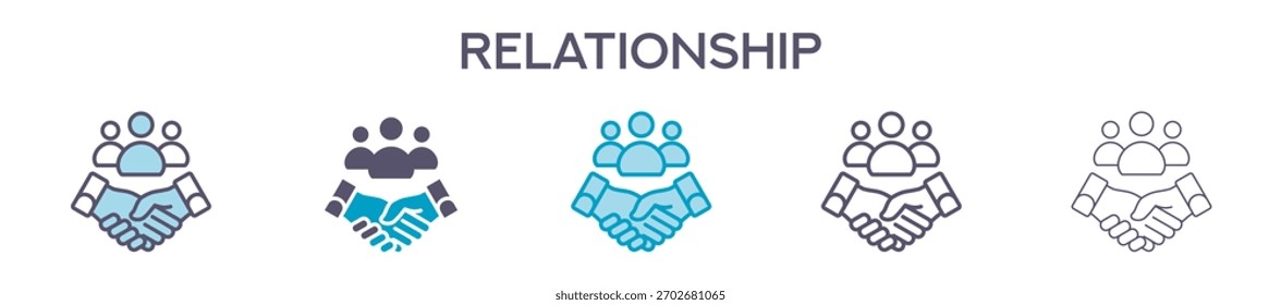 Relationship Element For Design Graphic - Multi Styles