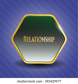 Goldenes Relationship-Emblem