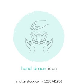 Relationship harmony icon line element. Vector illustration of relationship harmony icon line isolated on clean background for your web mobile app logo design.