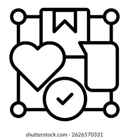 Relationship Icon Element For Design