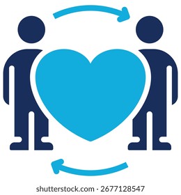Elemento Ícone De Relacionamento Para Design
