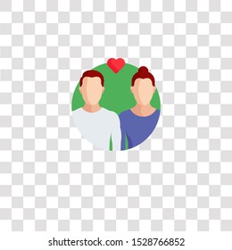 relationship icon sign and symbol. relationship color icon for website design and mobile app development. Simple Element from happiness collection for mobile concept and web apps icon.