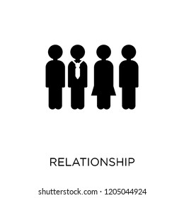 Relationship icon. Relationship symbol design from Wedding and love collection. Simple element vector illustration on white background.