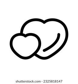Relationship Icon Vector Symbol Design Illustration