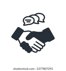 icono de relación. vector.Curso editable.Signo de estilo lineal para uso de diseño web,logotipo.Ilustración de símbolo.