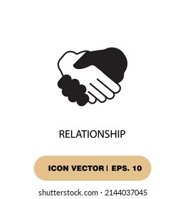 relationship icons  symbol vector elements for infographic web