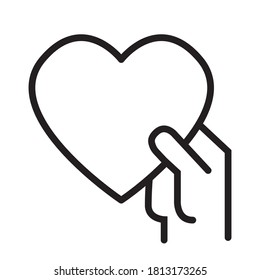 relationship line icon vector symbol