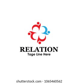 relationship Logo Vector