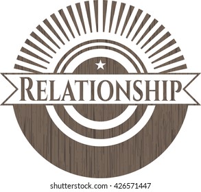 Relationship-Retro-Holzemblem