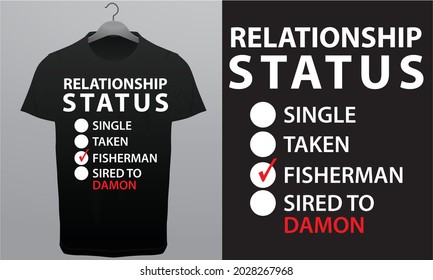 Relationship Status Select T-Shirts Royalty-Free T-Shirt Design Template