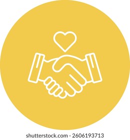 Relationship vector icon. Can be used for printing, mobile and web applications.