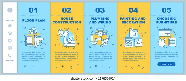 Relationships development onboarding mobile app page screen vector template. Wedding, divorce, division of property walkthrough with linear illustrations. UX, UI, GUI smartphone interface concept