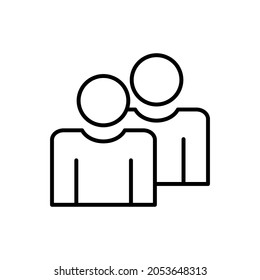 relationships icon. illustration vector graphic of relationships.