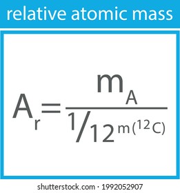 Relative Atomic Mass Chemistry Elements