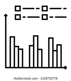 Relative frequency depicting histogram 
