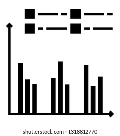 Relative frequency depicting histogram 