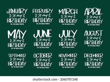 Relatives birthday quotes design for pod t shirt 