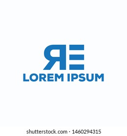 RE/Latter logo design for use any business purpose