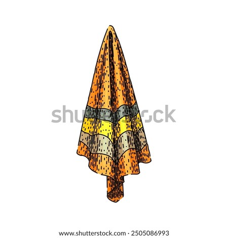 relax beach towel hand drawn. summer swim, surf breeze, sunscreen lounge relax beach towel vector sketch. isolated color illustration