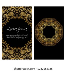 Relax cards with floral frame , boho style, vector illustration. For wedding, bridal, Valentine's day, greeting card invitation.