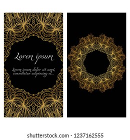 Relax cards with floral frame , boho style, vector illustration. For wedding, bridal, Valentine's day, greeting card invitation.