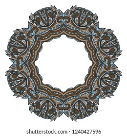 Relax cards with floral frame , boho style, vector illustration. For wedding, bridal, Valentine's day, greeting card invitation