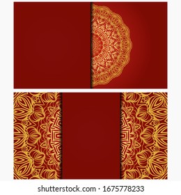 Relax Cards With Mandala Formed Flowers, Boho Style, Illustration. For Wedding, Bridal, Valentine's Day, Greeting Card Invitation.