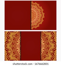 Relax Cards With Mandala Formed Flowers, Boho Style, Illustration. For Wedding, Bridal, Valentine's Day, Greeting Card Invitation.