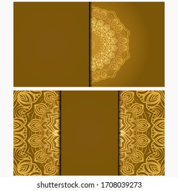 Relax Cards With Mandala Formed Flowers, Boho Style, Illustration. For Wedding, Bridal, Valentine's Day, Greeting Card Invitation.
