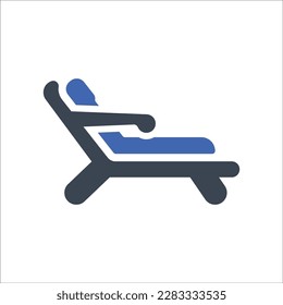 Icono de la silla Relax, Gráficos vectores