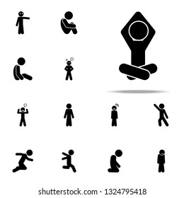 relax, child icon. child icons universal set for web and mobile