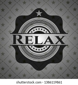 Relax dark emblem. Vector Illustration. Detailed.