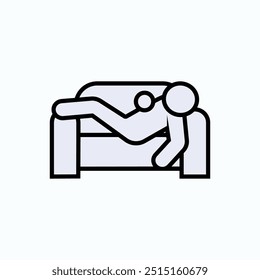 Relax Icon. Take Rest Symbol - Vector. 