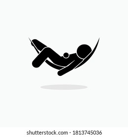 Relax Icon. Vacation Symbol - Vector Logo Template.