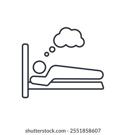 Relax icon. vector.Editable stroke.linear style sign for use web design,logo.Symbol illustration.