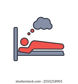 Relax icon. vector.Editable stroke.linear style sign for use web design,logo.Symbol illustration.